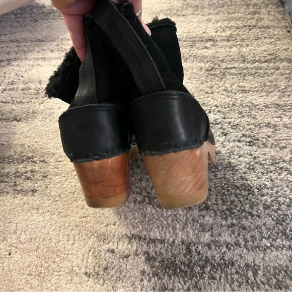 No. 6 Shearling Lined Clog Boots - Picture 8 of 10